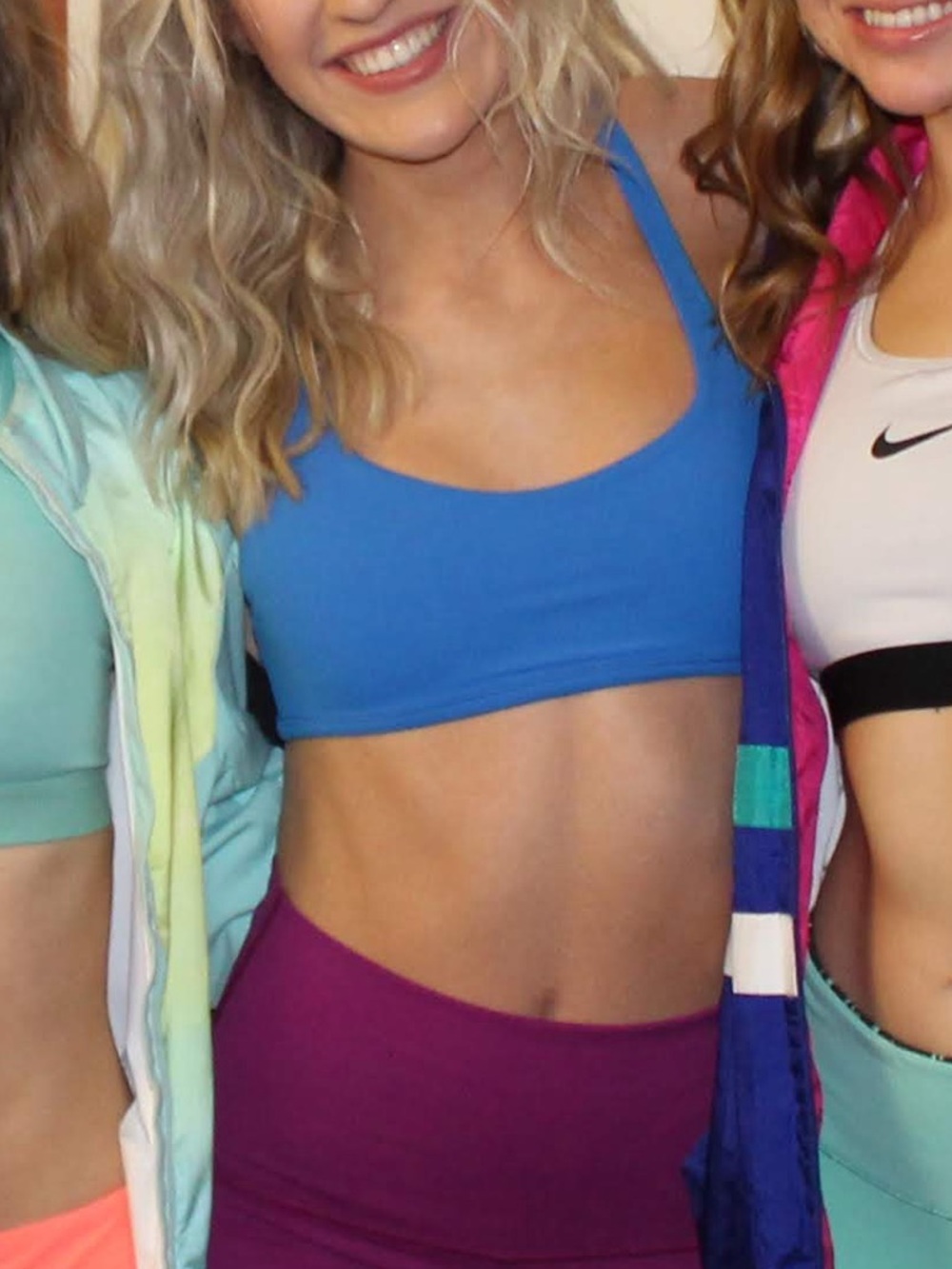 lululemon athletica Blue Scoop Sports Bra